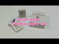 Logotipo personalizado Caixa de papel de perfume Caixa de embalagem de perfume Caixa de presente de fragrância