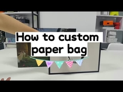 Atacado Calçados de luxo Vestuário Embalagem Bolsas de papel Logotipo impresso por encomenda Vestuário Compras Jóias de presente