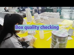 Caixa de presente de doces de Páscoa personalizada em forma de ovo papel kraft ondulado impresso para chocolate