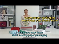 Embalagem de Caixa de Papel Cosmético Impresso por Encomenda Tuck Top Para Embalagem de Perfumes descartáveis