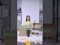 Cartão de papel corrugado interno personalizado de Kraft