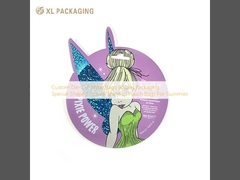 Sacos Mylar de corte personalizado Embalagens comestíveis Sacos de bolso de forma especial para gomas