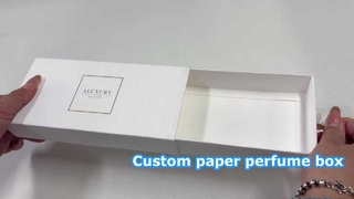 Caixa de gaveta para descoberta de perfumes