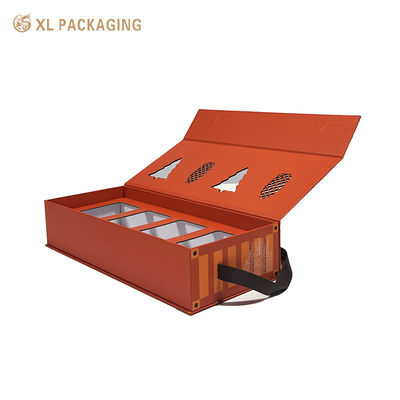 comprar Caixa de presente de padaria de papelão reciclável grosso impresso personalizado com fecho magnético estilo livro e inserção de folha de alumínio Fabricação em linha