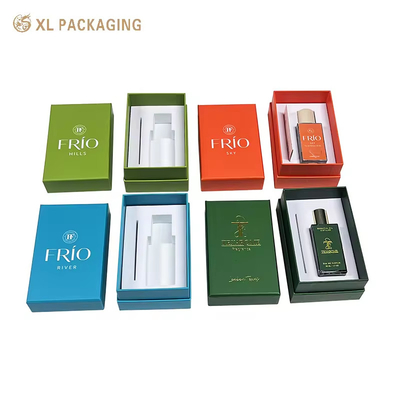comprar Caixa-presente de papel rígido de luxo com tampa de papel com espuma EVA para perfume relógio cosméticos e presentes embalagem caixa de papel reciclável online manufacture