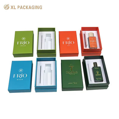 comprar Inserto de espuma EVA moldada Caixa de papel para perfume Quatro esquemas de cores selecionados Papel especial fosco Fabricação em linha