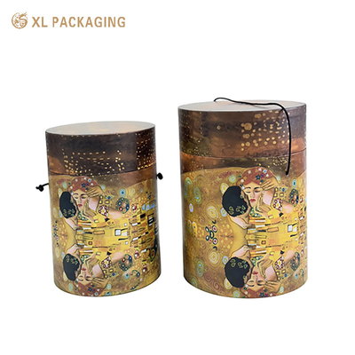 comprar Embalagem XL Caixa de embalagem personalizada Fábrica de papel de papel de papelão redondo de flores Caixa de presente de embalagem de cartão Fabricação em linha
