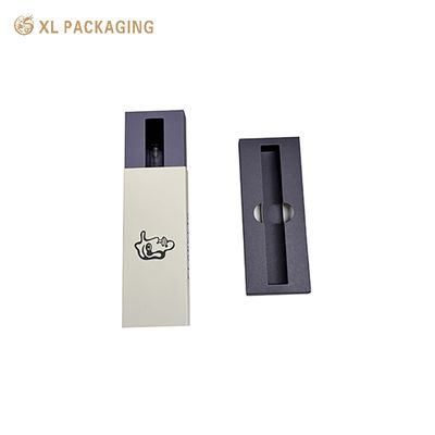 comprar Caixa de Gaveta Personalizada com Logo em Relevo para Perfume, Papel Kraft de 350g, Caixa Interna Roxa para Frasco de Perfume de 10ml Fabricação em linha