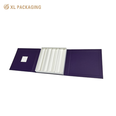 comprar Caixa de embalagem de presentes de chocolate roxo rígido online manufacture