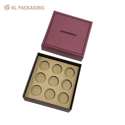 comprar Caixas de chocolate personalizadas de luxo Kraft Box para embalagem de chocolate com tampa online manufacture