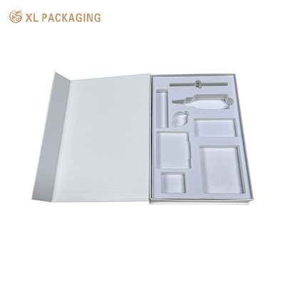 comprar Caixa de cosméticos personalizados de luxo Caixa de embalagem de presente de papel de fecho magnético reciclado Logotipo personalizado para cosméticos de cuidados com a pele online manufacture