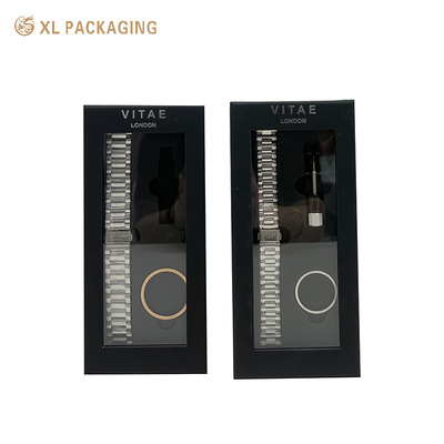 comprar OEM personalizar Luxury texture papel relógio caixa de presente com instruções manual cartões caixas rígidas online manufacture