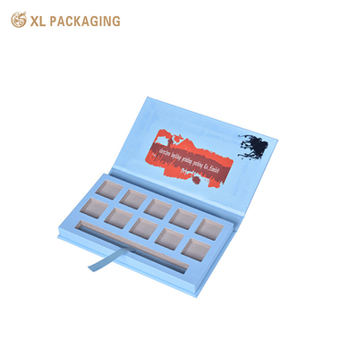 comprar Embalagem XL Caixa de embalagem personalizada Fábrica de luxo Embossing Logo Soft Touch Lamination Fashion Face Eye Shadow Paleta de papel Caixa de embalagem com espelho Fabricação em linha