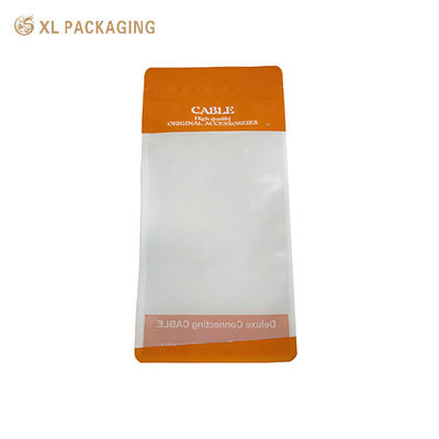 comprar Sacos de fecho Mylar impressos sob medida com janela clara para eletrônicos Fabricação em linha