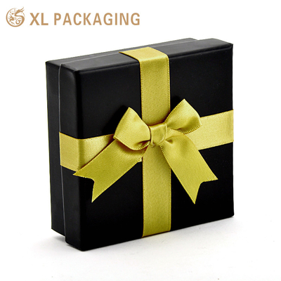 comprar Bowknot Logotipo personalizável Caixas de conjunto de jóias Caixas de embalagem de anéis por atacado online manufacture