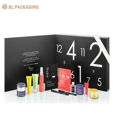 comprar Caixa de Calendário do Advento com 12 Cavidades Impressa em Pantone CMYK com Logotipo Personalizado para Sachês de Chá e Cosméticos para Cuidados com a Pele Fabricação em linha