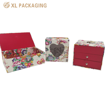 comprar Glossy Lamination Cardboard Drawer Box with Magnet Flip Printing Flower For Fashion Gift Craft Skin Care Face Cream (em inglês) online manufacture