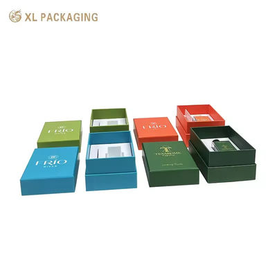 comprar Caixa de presente rígida de luxo personalizada com quatro cores foscas Morandi e inserções à prova de choque duplas para embalagens de perfumes Fabricação em linha
