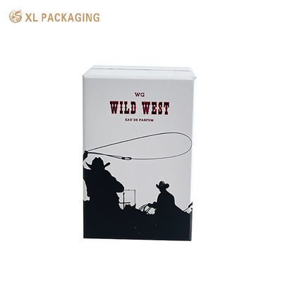 comprar Caixa de Presente Rígida com Tema Velho Oeste para Perfume com Inserção Interna Vermelha e Preta e Espessura de 2mm para Fragrância Masculina Fabricação em linha