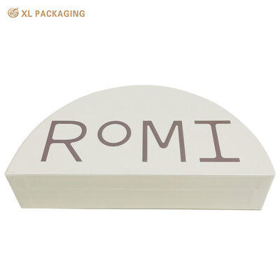 comprar Caixa de Embalagem de Papel Ligada com Tampa Rígida Semicircular Personalizada Base para Conjunto de Coleção de Cosméticos de Biscoito de Chocolate Fabricação em linha