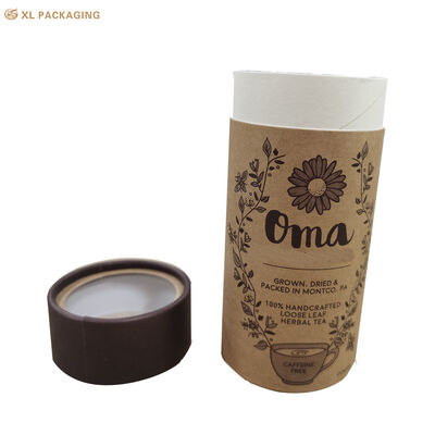 comprar Caixa de tubos de papel de cilindro de impressão Pantone personalizada para embalagens de presentes de chá Fabricação em linha