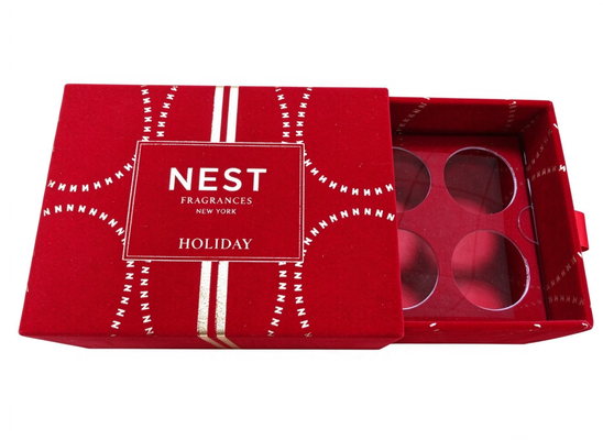 comprar Skincare Drawer Box Red Pantone Printing Paper Tray Holder Custom Logo Wholesale Fabricação em linha