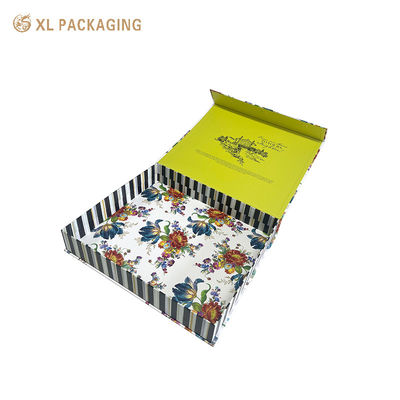 Custom Elegant Interior Impressão em cores brancas Magnético SkinCare Embalagem 157gsm Artpaper Embalagem High-end Custom Cosmetic Box