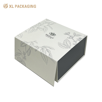 Logotipo personalizado de luxo de tamanho dobrável caixa de papelão rígida embalagem magnética de presente caixas vazias em forma com tampa magnética flip top