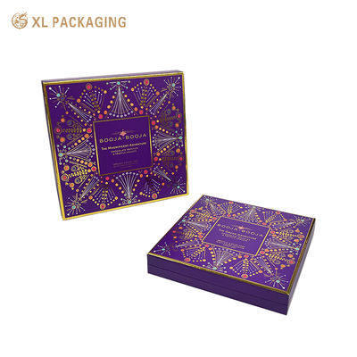 Caixa de chocolate rígida de 2 mm Forma de livro Papel de arte magnético XL Caixa de luxo personalizada