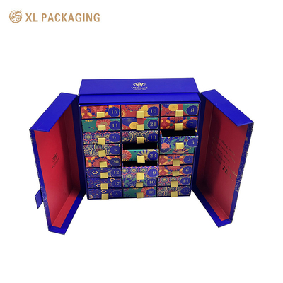 Embalagem XL Caixa de embalagem personalizada Fábrica de embalagens personalizadas Muçulmano Festa islâmica Eid Mubarak Caixa de doces Caixa magnética de contagem regressiva do Ramadã Embalagem