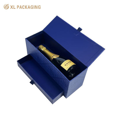 Caixa de embalagem de vinho personalizada de duas camadas e caixa de embalagem de presente de chocolate com tampa magnética