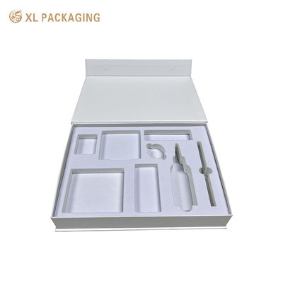 Fábrica de Caixas de Embalagem Personalizadas XL Embalagem de Luxo Caixa Cosmética Personalizada Caixas de Embalagem de Presente de Papel com Fechamento Magnético Reciclado Logotipo Personalizado Para Cosméticos de Cuidados com a Pele