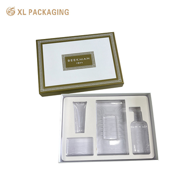 Caixa de Papel de Design Personalizado Conjunto de Cuidados da Pele Embalagem Caixa Cosmética de Alta Qualidade Estilos Diferentes Com Blister Tray