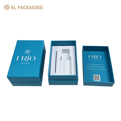 Caixa de embalagem de perfumes personalizados de papel de luxo dentro de cuidados com a pele Cobertura cosmética e base
