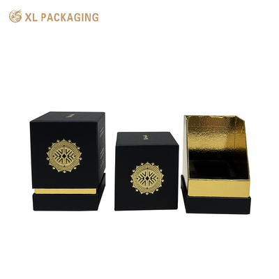 Caixa de perfume personalizada de luxo com tampa e base
