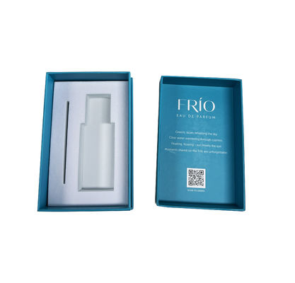 Caixa de tampa e base personalizada com acabamento em folha de ouro laminado mate e inserção EVA para velas de aromaterapia