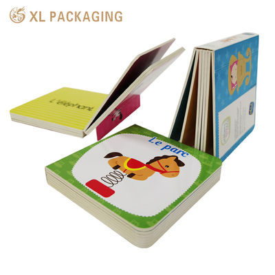 Conjunto de 9 Livros de Cartão Cognitivo para Bebês Personalizado, Livros de Papel com Cantos Arredondados para Aprendizagem de Crianças Pequenas