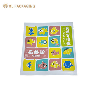 Bolsa de Mylar com adesivos personalizados e bolsa stand-up à prova de umidade