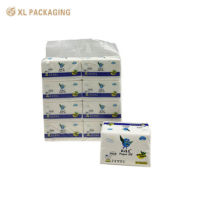 Papel de tecido facial de pasta de madeira virgem impresso sob medida com forte absorção de água para uso no varejo e promocional