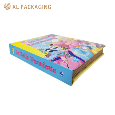 Custom Eco-Friendly Full Color Kids Print Books On Demand Baby Inglês Round Corner Card Board Book Printing