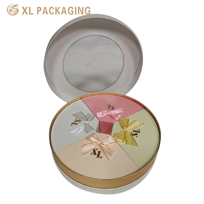XL embalagem caixa de embalagem personalizada fábrica reciclada chá redondo embalagem de presente tubo de papel com divisor encomenda personalizada aceita e design personalizado