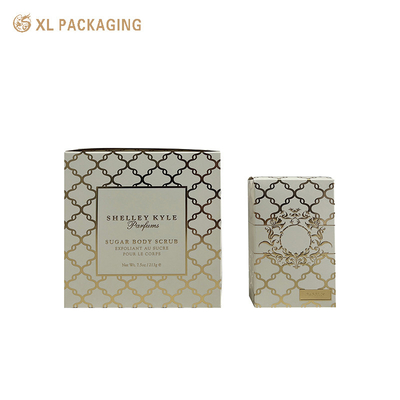 Embalagem XL Caixas de cosméticos personalizadas impressas Caixas personalizadas de luxo Caixas de cartão dobrável Caixas para creme de cuidados com a pele Tamanho personalizado Aceito de creme corporal