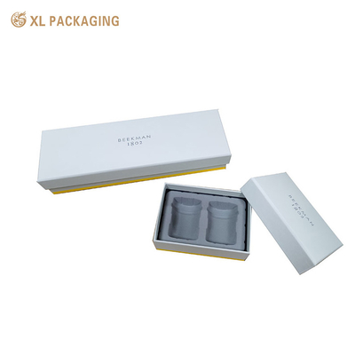 Caixa de cosméticos personalizados de luxo Com logotipo personalizado Caixa de embalagem de creme facial cosmético Caixa de embalagem de papel para cuidados com a pele Caixa de embalagem com inserção de papel