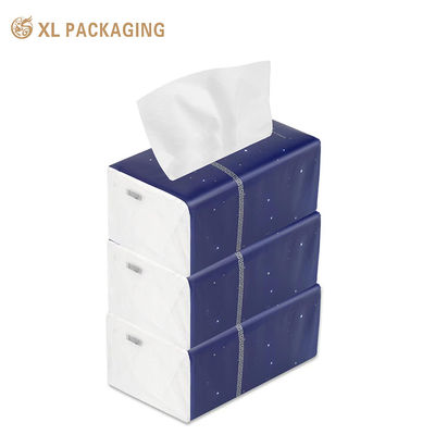 Lenço de Papel Facial Suave Personalizado 3 Folhas Polpa de Madeira Virgem Guardanapo de Papel Embalado