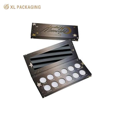 Caixa de embalagem de paleta de sombra de olhos de paleta de cosméticos cartão impermeável para cosméticos de maquiagem