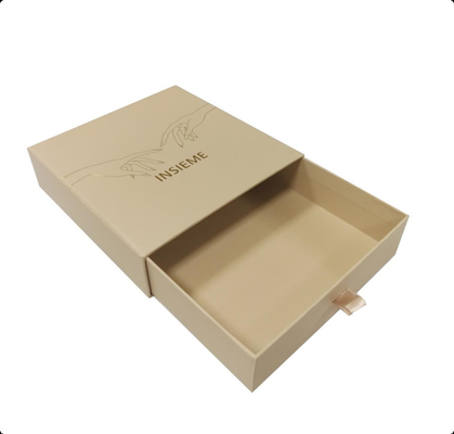 Caixa de embalagem de vinho de papel rígido de luxo Caixa de gaveta de papelão personalizada