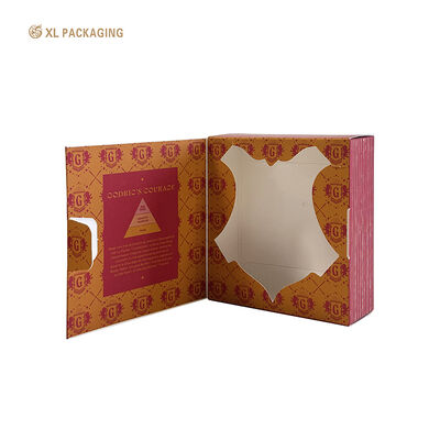 Cardboard Soap Packaing Boxes Folding Paper Box Gold Foil Logo Recyclable Soap Box With Window