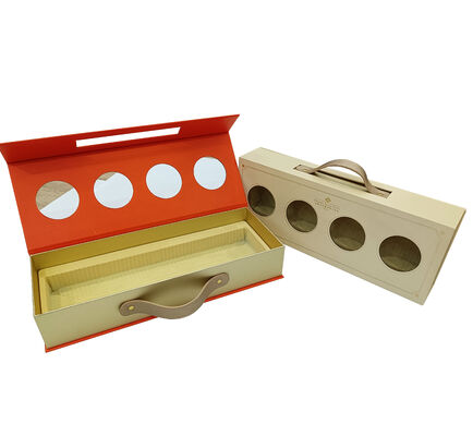 XL Embalagem Caixa de embalagem personalizada Caixa de presente magnética de fábrica com alça Caixa de embalagem Caixa de chá Caixa de chocolate quente Caixa de mala